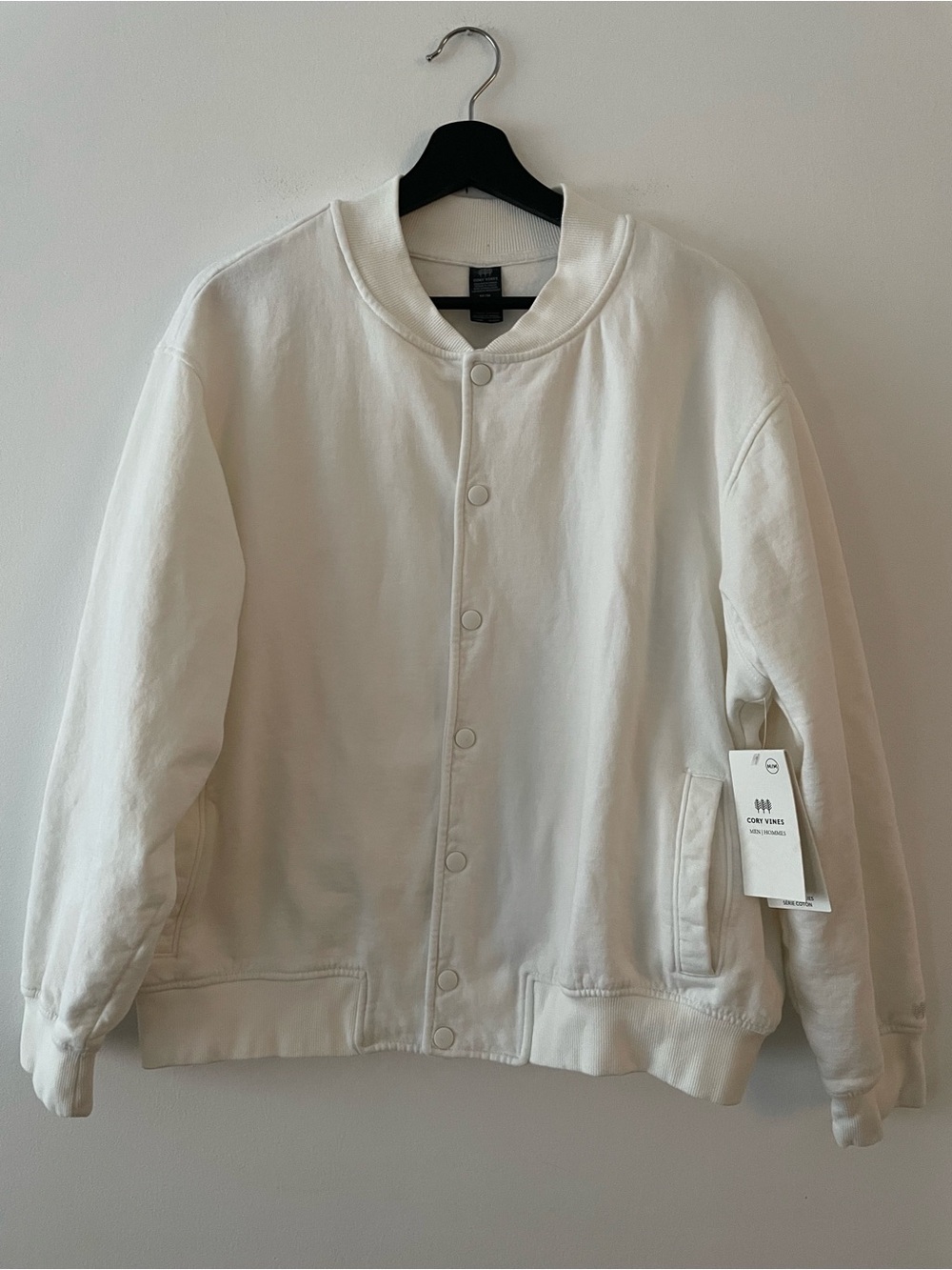 Cory Vines 100% Cotton Bomber Jacket Size M